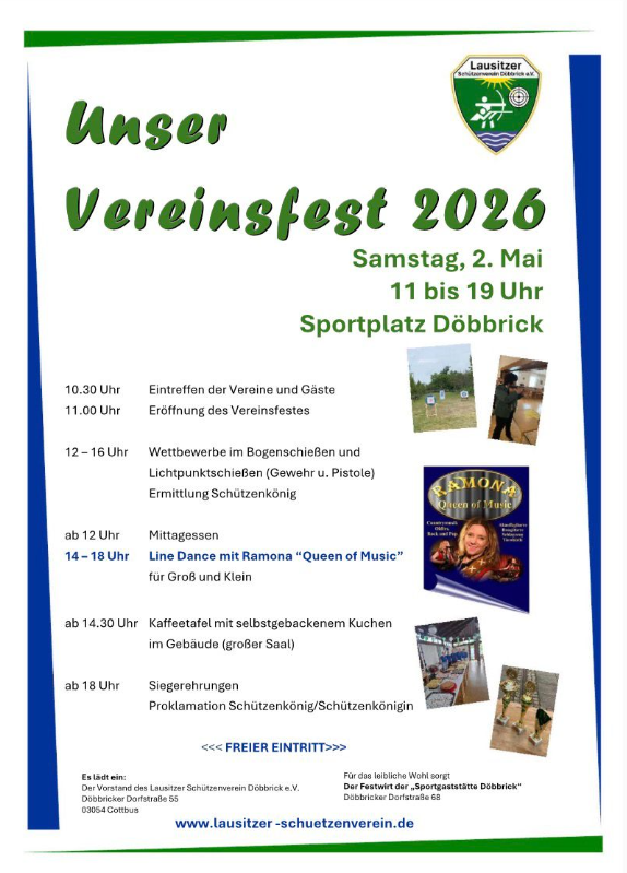 Lausitzer Schützenverein sagt Danke